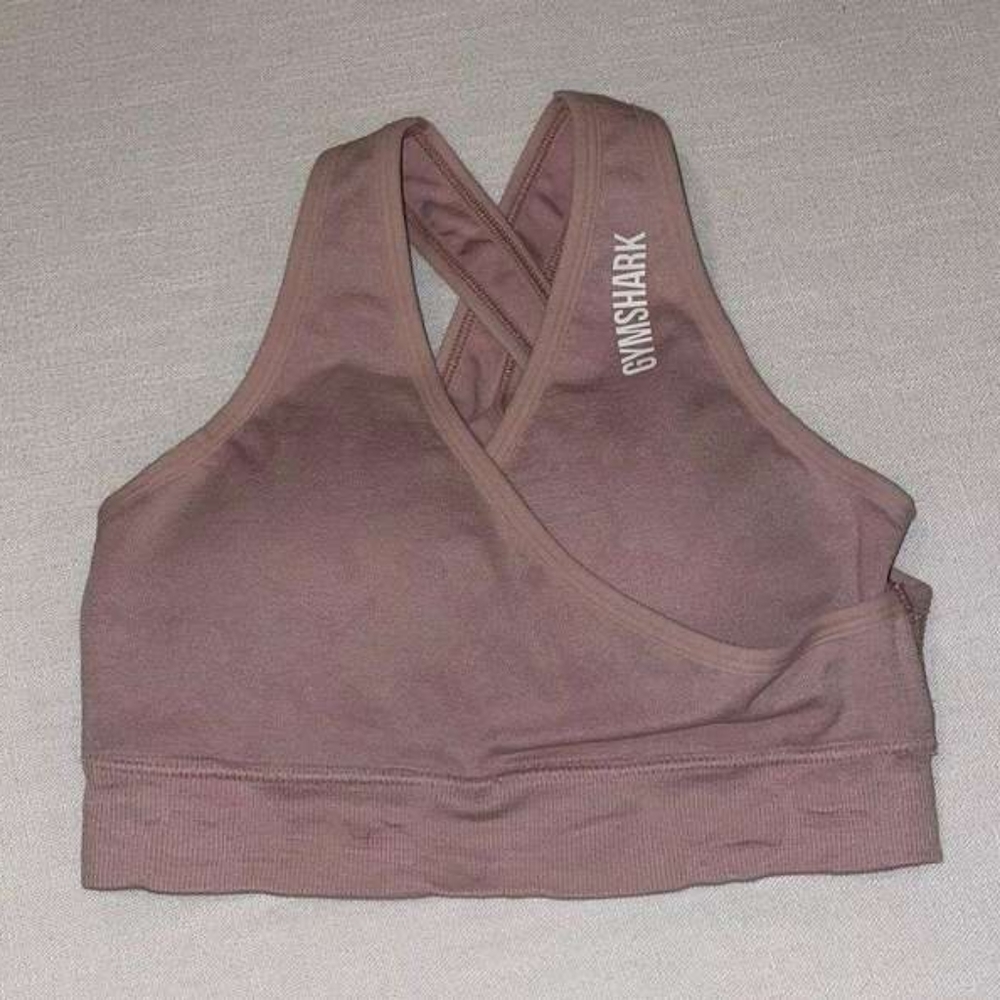 xs gymshark bra mauve